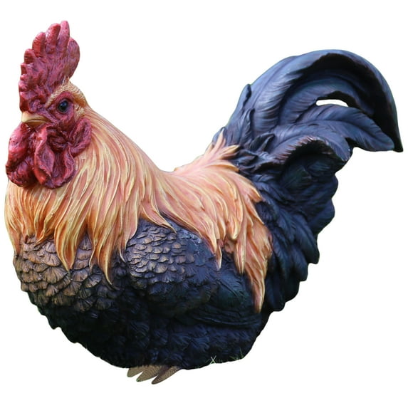 Hi-Line Gift Ltd Rooster Squatting