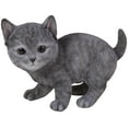 thumbnail image 1 of Hi-Line Gift Ltd. Russian Blue Kitten Statue, 1 of 4