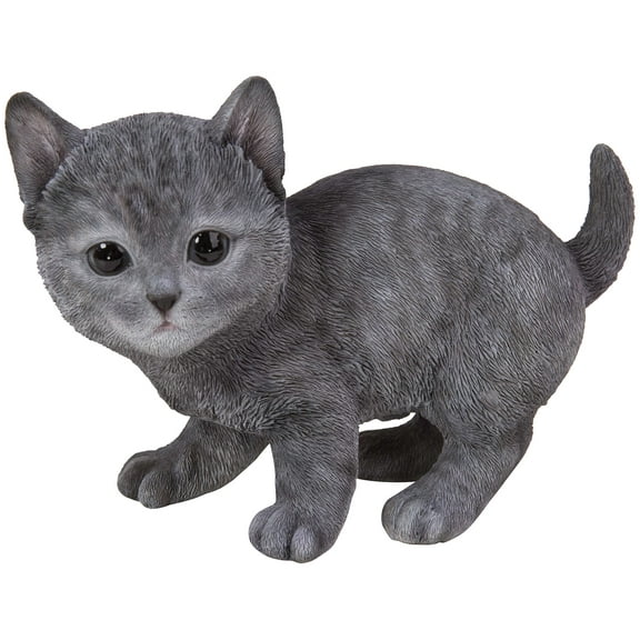 Hi-Line Gift Ltd Russian Blue Kitten Statue