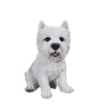 thumbnail image 1 of Hi-Line Gift Ltd, Sitting White Terrier, 1 of 2