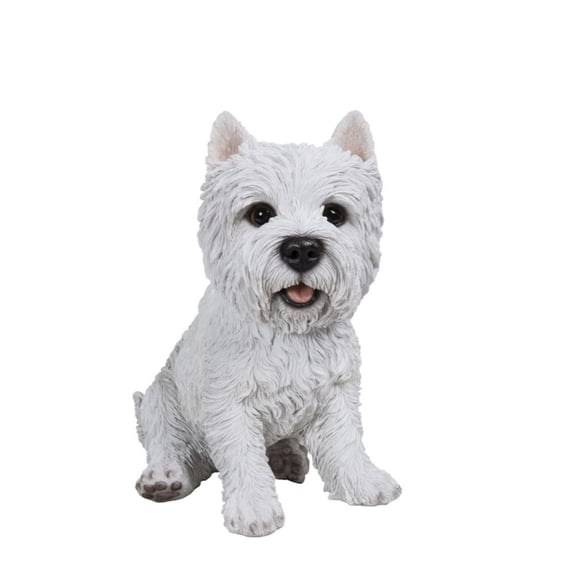 Hi-Line Gifts 12" Sitting Terrier Dog Outdoor Garden Statue