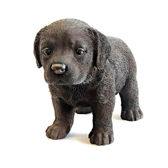 Hi-Line Gift Ltd Standing Chocolate Labrador Puppy Statue