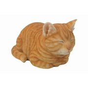 Hi-Line Gift Ltd. Orange Tabby Cat Sleeping