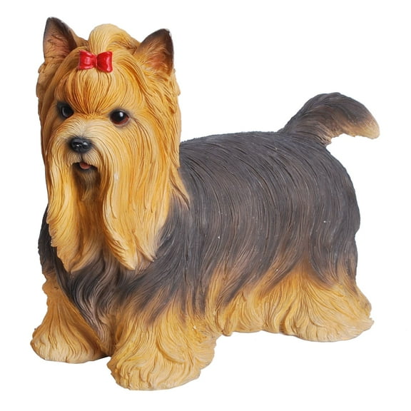 Hi-Line Gifts Yorkshire Terrier Outdoor Garden Statue - 12"
