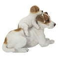 thumbnail image 1 of Hi-Line Gift Mother & Baby Jack Russell, White and Brown, 1 of 6