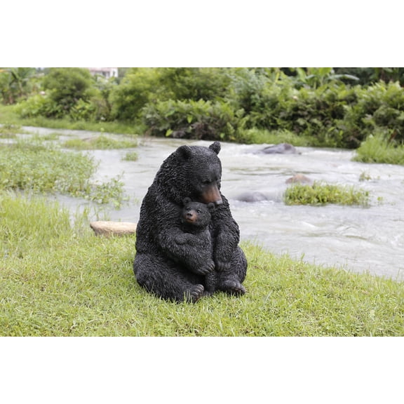 Hi Line Gift Soft Stuffed Animals and Plush Toys, Polyresin Black, 19.88 x 16.93 x 21.38 Inches