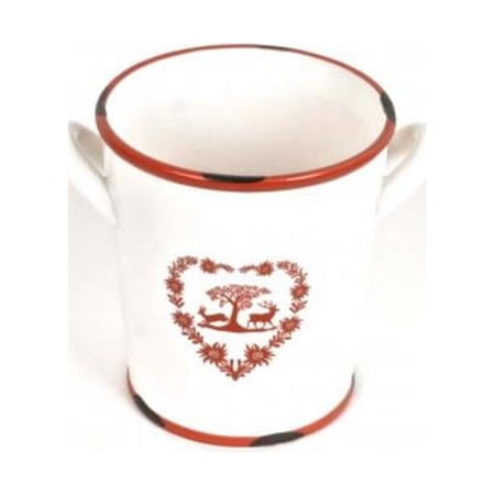 Hi-Line Gift TN12-0001 Contemporary Ceramic Flower Pot, Deer Collection - Small