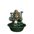 thumbnail image 1 of 10" Lucky Buddha with Spinning Ball Outdoor Garden Fountain, 1 of 3