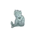 thumbnail image 1 of Hi-Line Gifts 12.75" Sitting Mermaid Child Outdoor Garden Statue, 1 of 2
