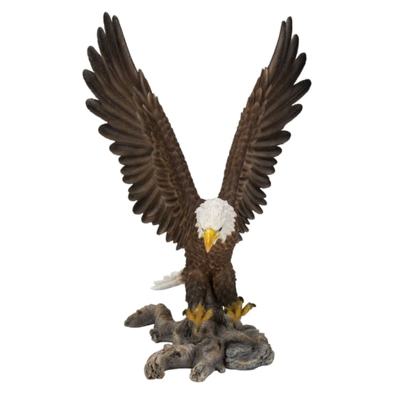 Hi-Line Gifts 12" Small Flying Eagle Outdoor Garden Statue