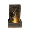 thumbnail image 1 of 14" LED Lighted Antique Buddha Waterfall Outdoor Garden Fountain, 1 of 6