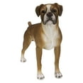 thumbnail image 1 of Hi-Line Gifts 16.75" Standing Boxer Outdoor Garden Statue, 1 of 4
