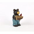 thumbnail image 1 of 16" Bear Holds Birdbath with Cardinal Outdoor Garden Statue, 1 of 6