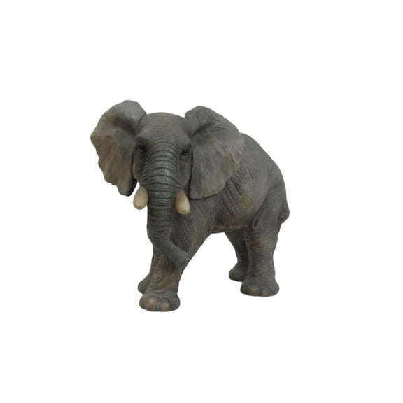 Hi-Line Gifts 17" Walking Elephant Outdoor Garden Statue