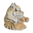 thumbnail image 1 of Hi-Line Gift Ltd. Baby Yellow Tiger Cub Laying Down Statue, 1 of 8