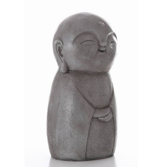 Hi-Line Gifts 24" Smiling Lucky Japanese Jizo Outdoor Garden Statue