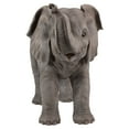 thumbnail image 1 of 26.75" Mink Regal Pose Elephant Outdoor Garden Statue, 1 of 6