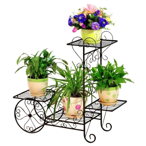 27.5" Multi Level Four Tier Outdoor Patio Garden Plant Stand