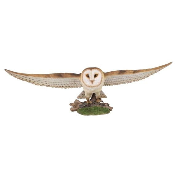 Hi-Line Gifts 31" Barn Owl Flying Outdoor Garden Statue