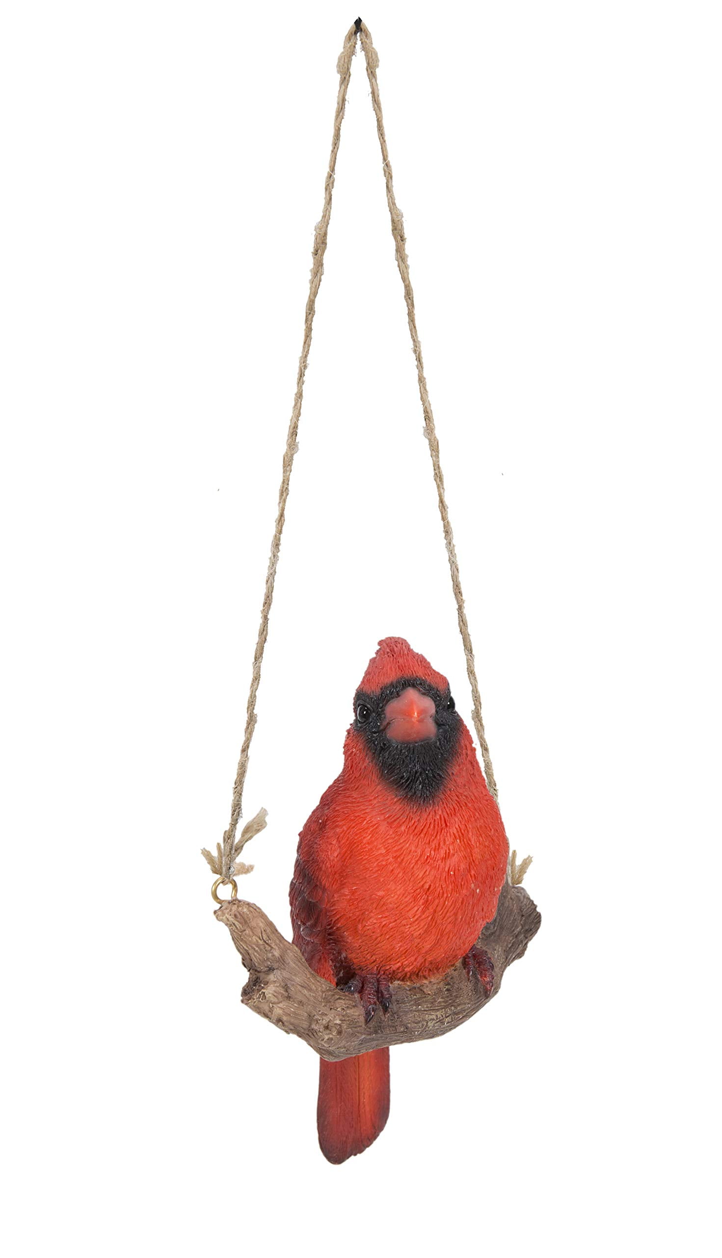 Hi-Line Gift Ltd. Hanging Cardinal ON A Branch, red