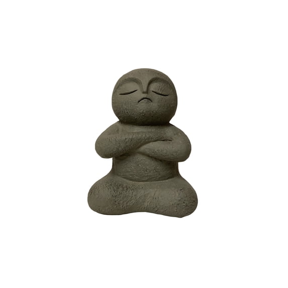 Hi-Line Gifts Lucky Japanese Jizo Outdoor Garden Statue - 13.75"
