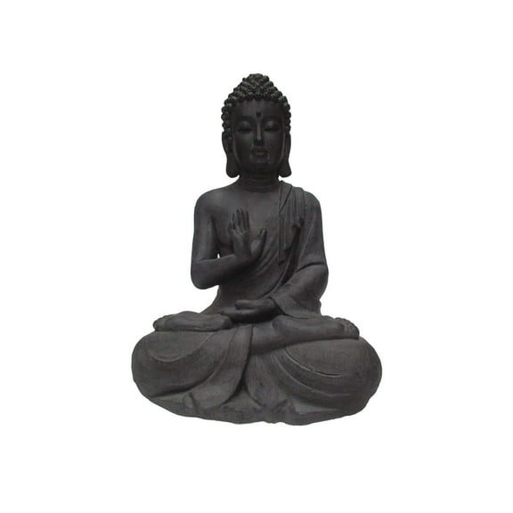 Hi-Line Gifts Meditating Sitting Buddha Outdoor Garden Statue - 28.75"
