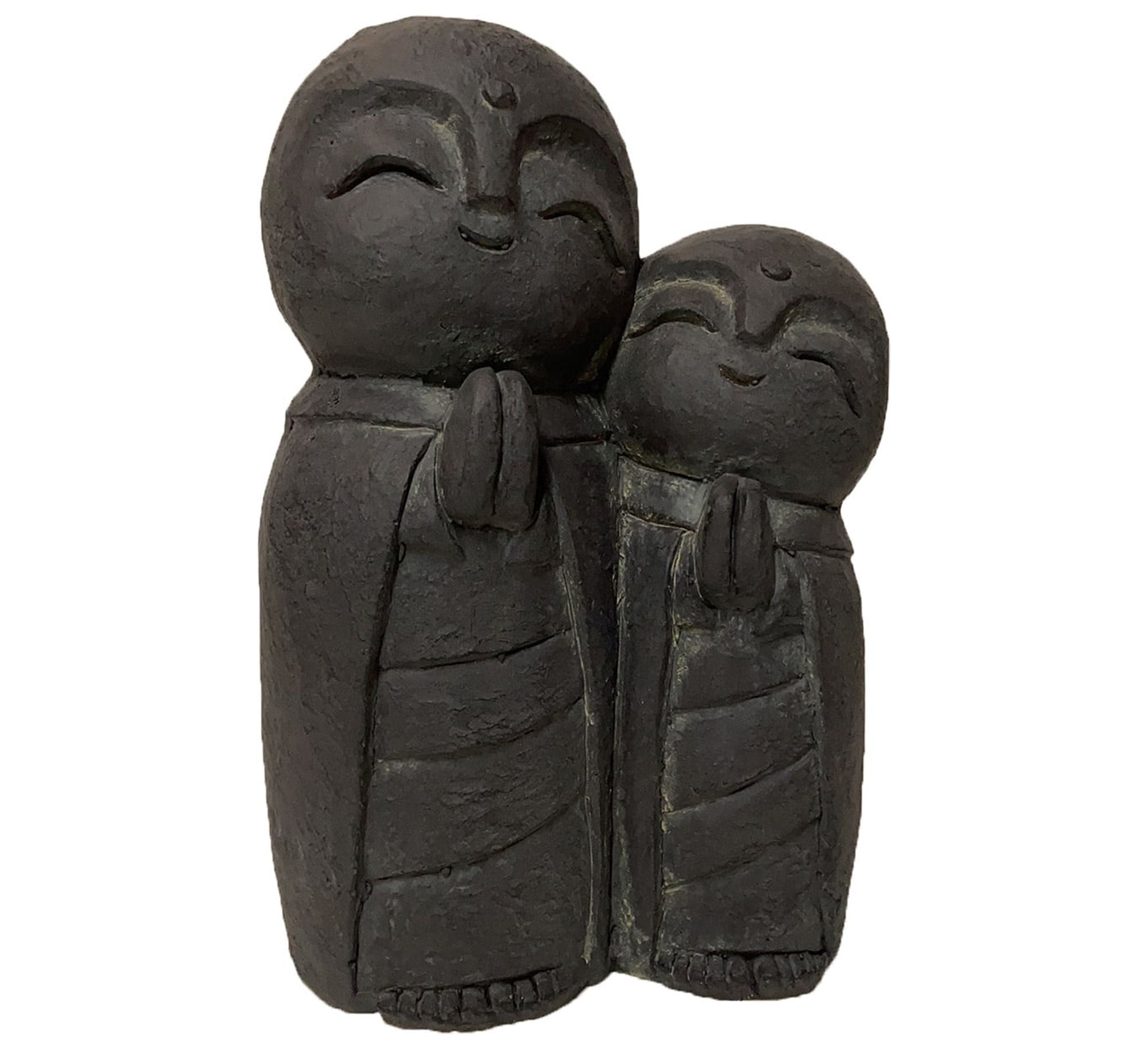 Hi-Line Gifts Mother and Child Lucky Japanese Jizo Outdoor Garden Statue - 15"