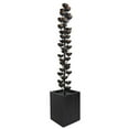 thumbnail image 1 of Hi-Line Tall Multi Level Zinc Metal Stacked Fountain, Rust-Resistant, Durable Metal Construction, 1 of 5