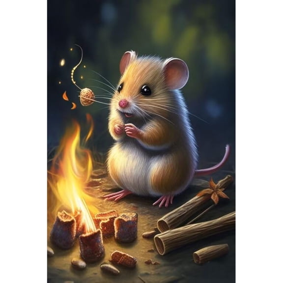 Hi - Little Mouse - 500 wooden jigsaw puzzles, memory exercise stress-relieving games, family activities, stress-relieving gifts