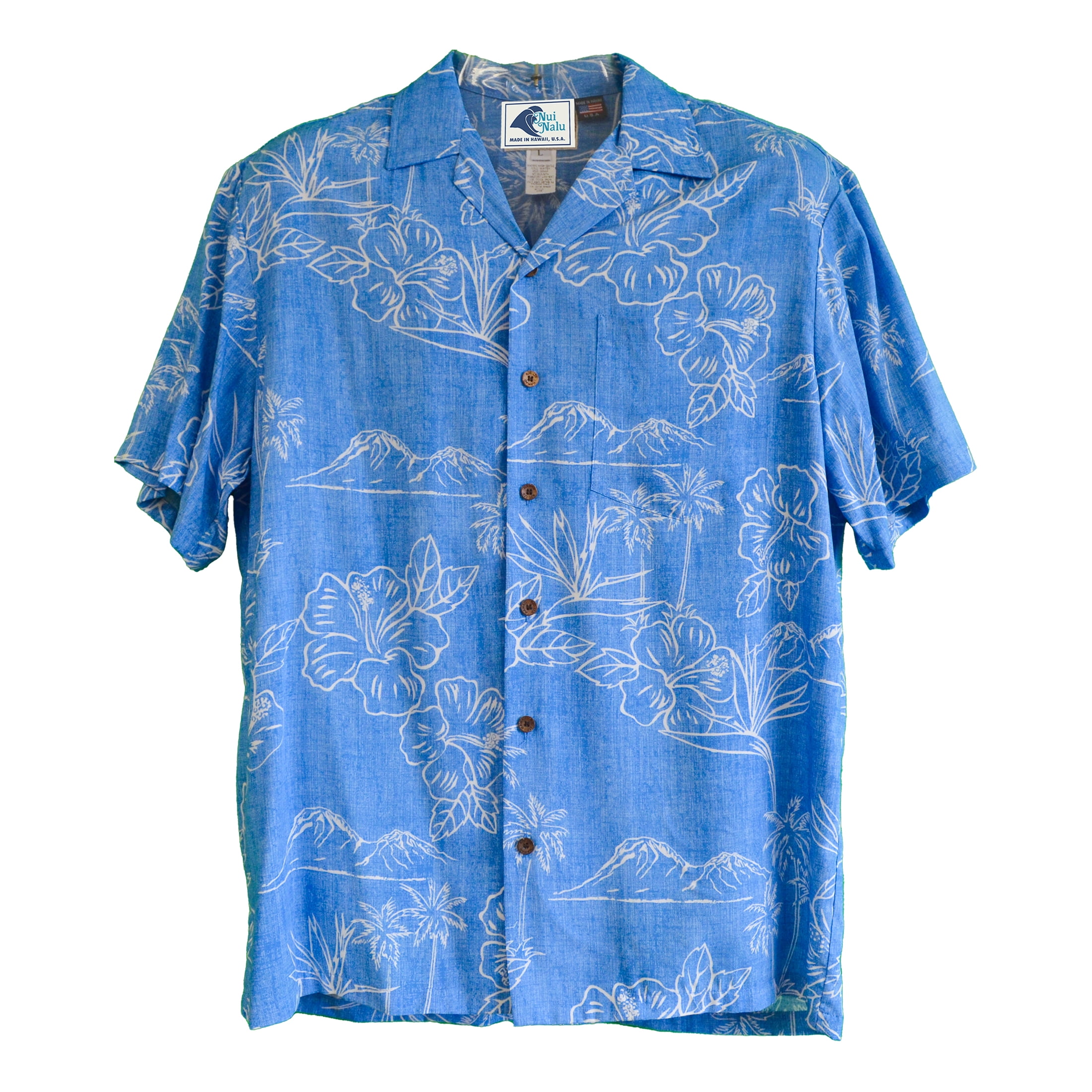 HI Men's Boarder Button-Up Shirt