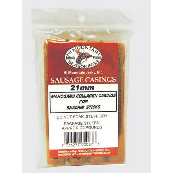 Hi Mountain Jerky 21mm Snackin Sticks Mahogany Casings #673