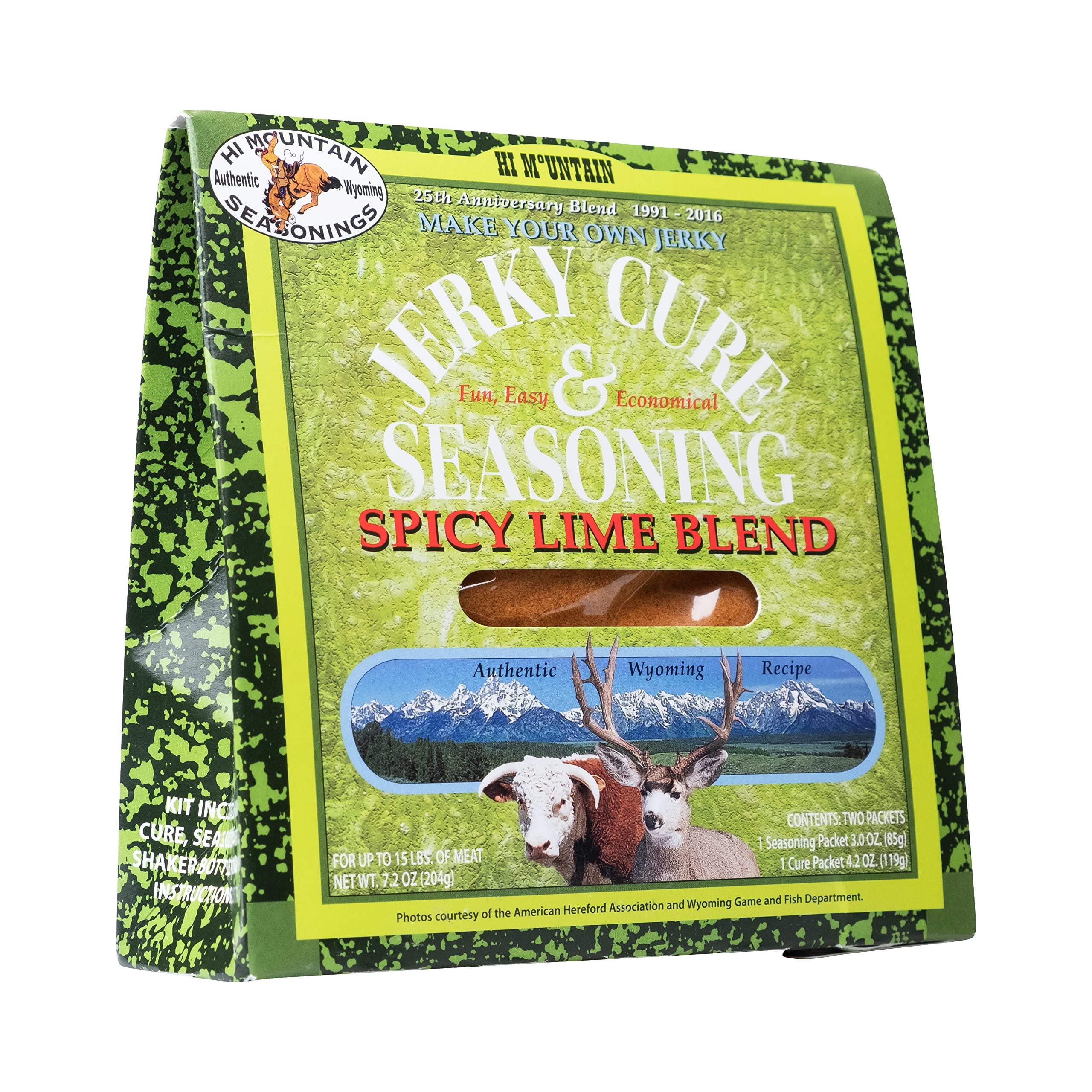 Hi Mountain Jerky Cure & Seasoning Kit Spicy Lime Blend