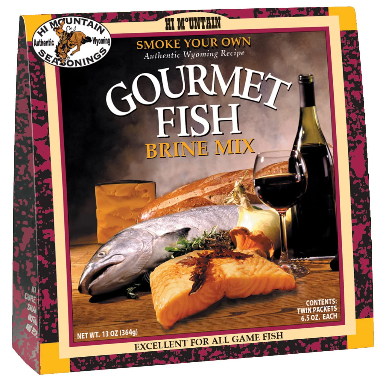 Hi Mountain Seasonings Fish OIF8 Brine Mix GOURMET FISH Brine for