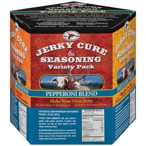 Hi Mountain Seasonings Jerky Cure & Seasoning Variety Pack 2, 3.79 oz