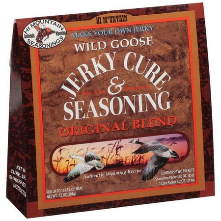 Hi Mountain Seasonings Wild Goose Original Blend Jerky Cure & Seasoning Kit, 7.2 oz