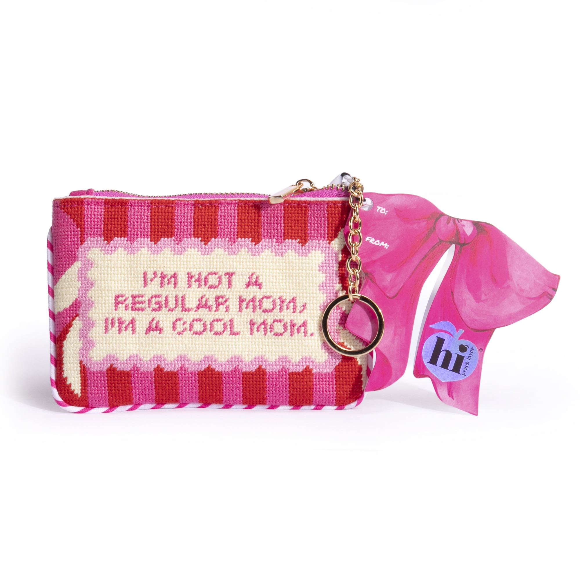 Hi Peach Layne Mother's Day Keychain Pouch 