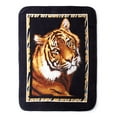 thumbnail image 1 of Hi Pile Luxury Oversized Throw - Tiger w/ Border, 1 of 3