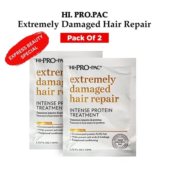 Hi-Pro-Pac Extremely Damaged Hair Repair Intense Protein Treatment - 1.75 oz ( 2 Pack )