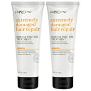 Hi-Pro-Pac Hair Mask - Extremely Damaged Hair Repair - 2-Pack 8 fl oz - Intense Protein Treatment Hair Masque - Deeply Conditions, Fortifies, and Helps Prevent Split Ends and Hair Breakage