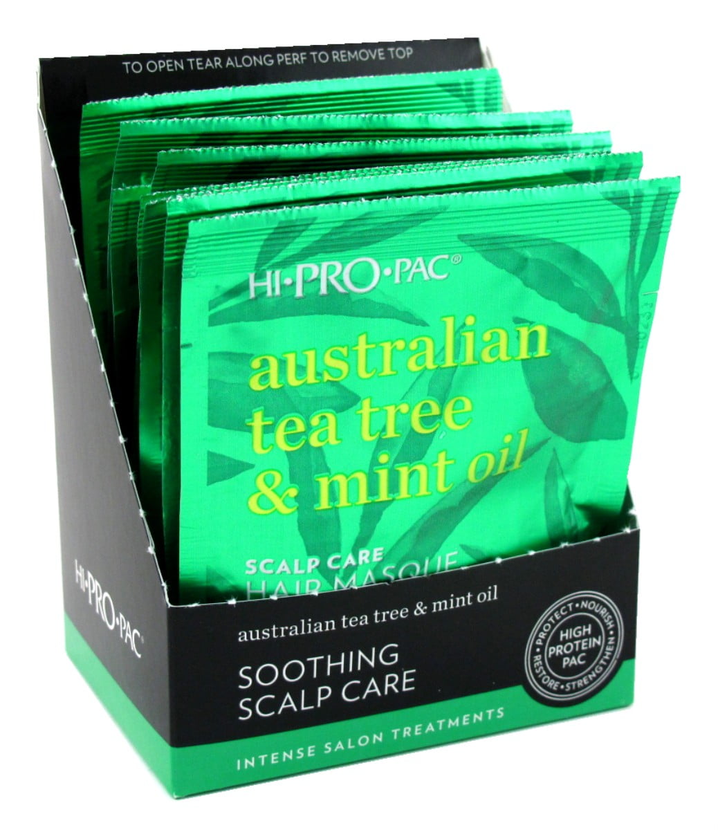Hi-Pro Packette Tea Tree & Mint Oil Hair Masque 1.75 Ounce (8 Pack ...