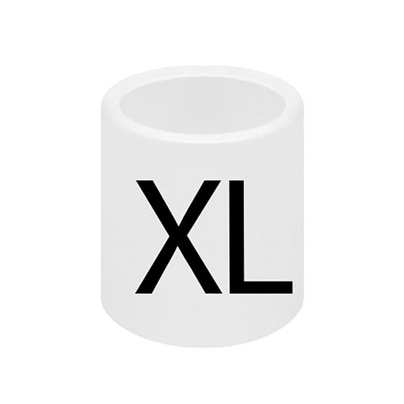 SSWBasics Hi-Rise Hanger Markers - Extra Large- pack of 50- Tags for Clothes Size Divider