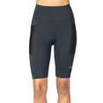 thumbnail image 1 of Terry Bike Shorts Women Padded Cycling Shorts for Women, Hi Rise Holster High Waisted Compression Shorts, Reg & Plus Sizes, 1 of 11