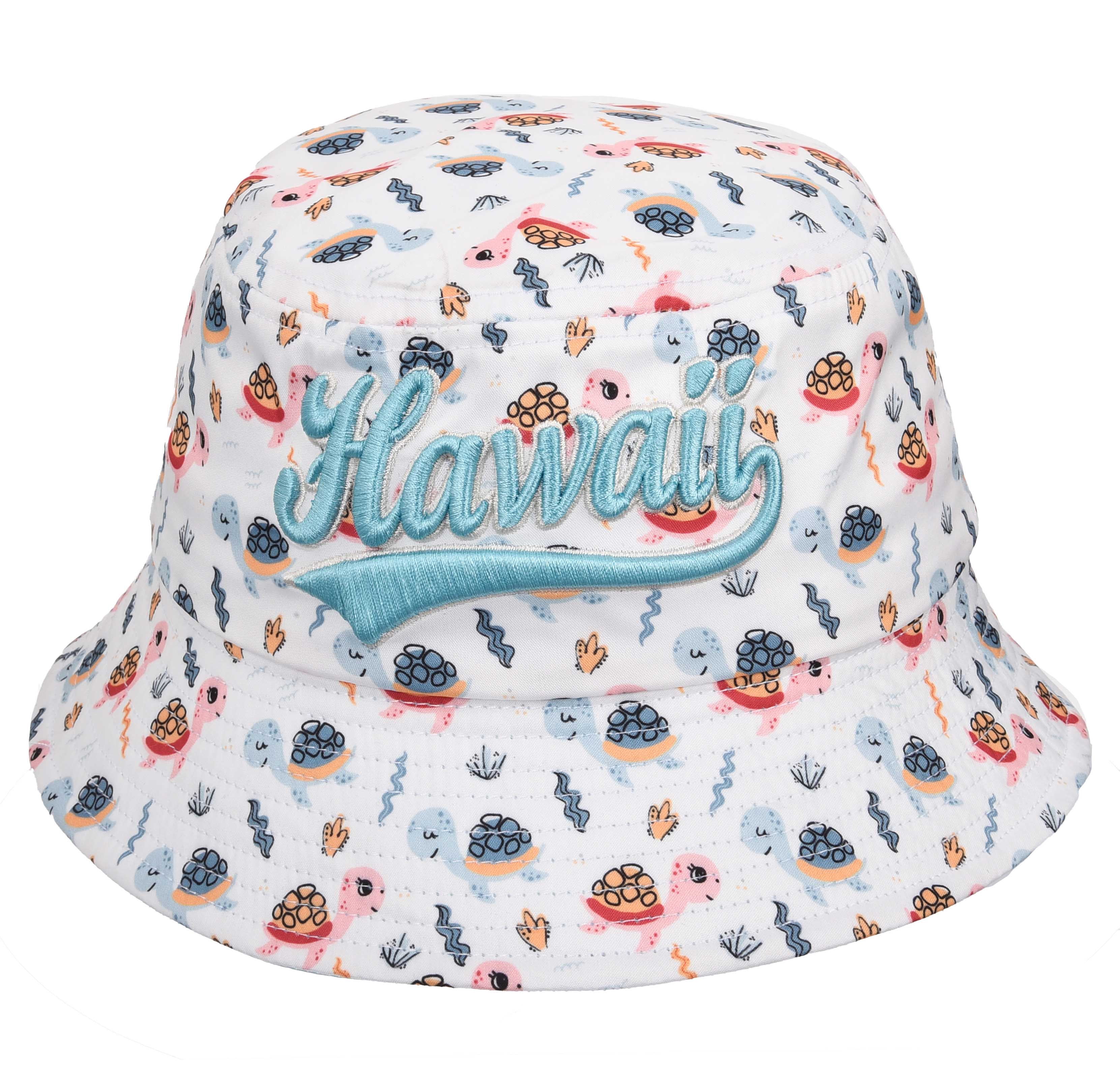 Hi Robin Ruth Youth Bucket Hat Turtle