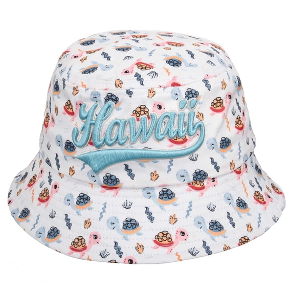 Hi Robin Ruth Youth Bucket Hat Turtle