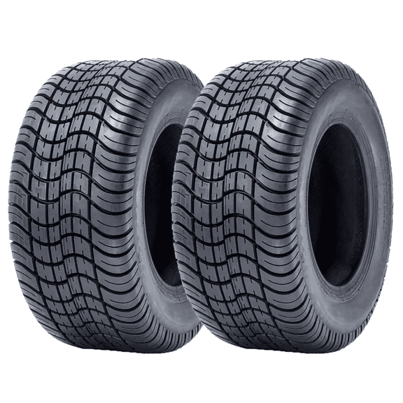 Hi-Run 2 Set P823 205/50-10 6PR TL Golf Cart Tires Fits 18X8-10, 205 50 10