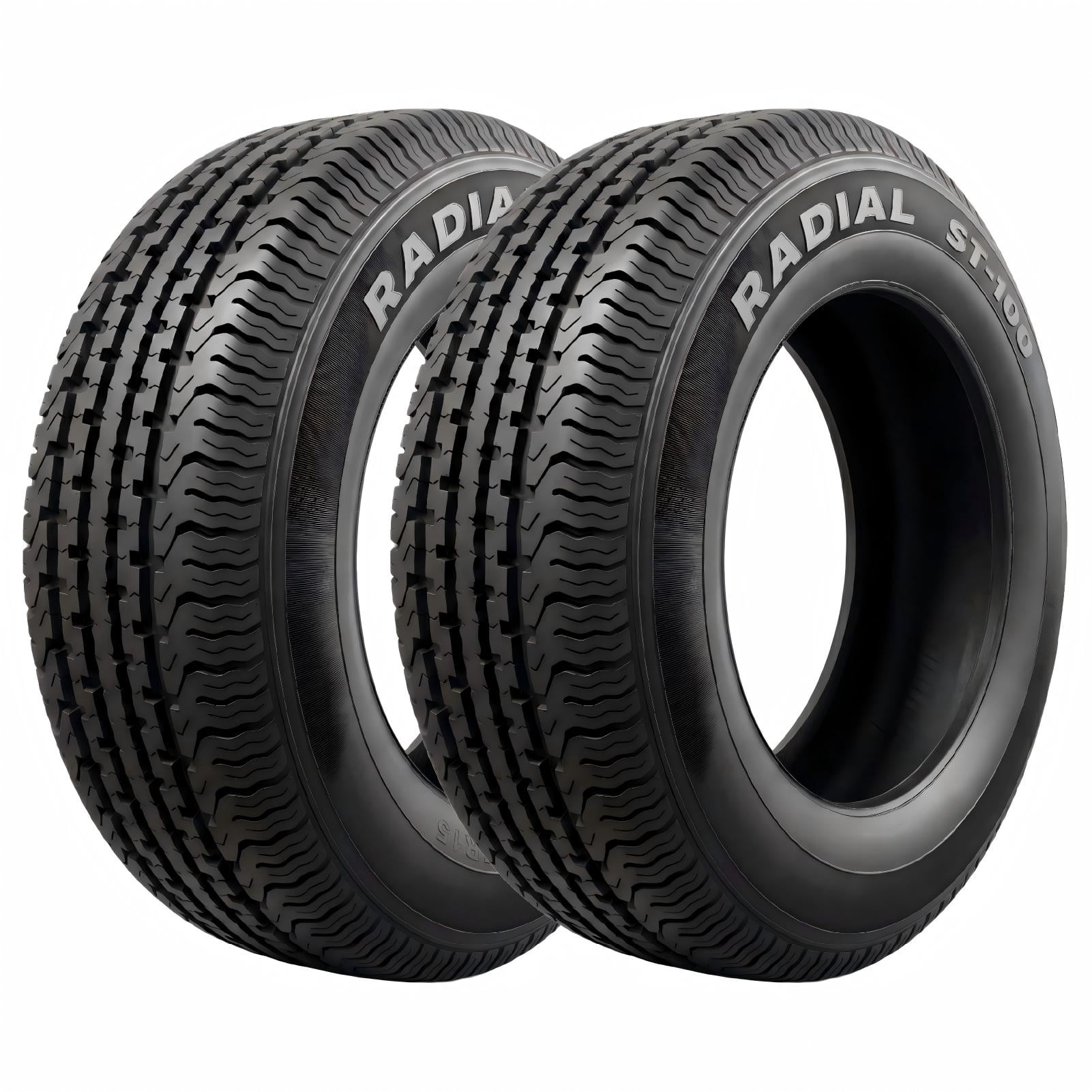 Hi-Run 2 Set ST100 ST235/80R16 10PR 124M Trailer Tire Fits 235/80/16, 235 80 16