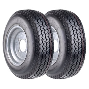 Hi-Run 2 Set SU01 4.80-8 4PR Boat Trailer Tire with 4-Lug Galvanized Wheel Assembly