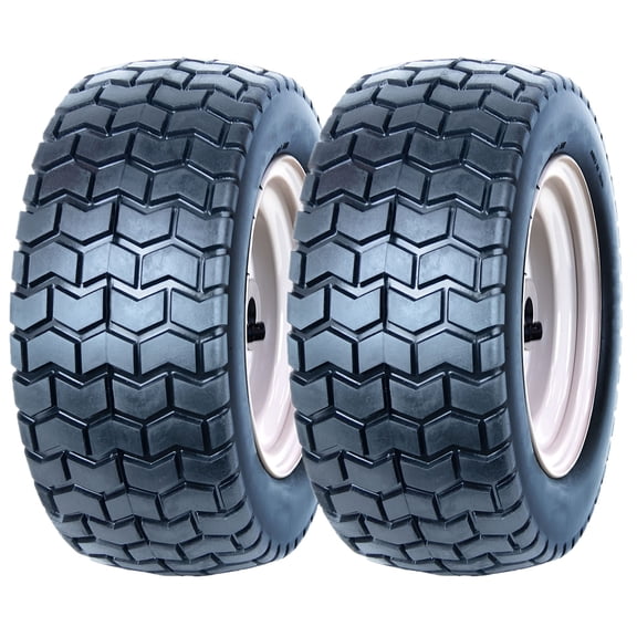 Hi-Run 2 Set SU12 15X6.00-6 4PR Lawn and Garden Tire & Wheel Assembly Fits 15X6.00-6nhs, 15X6X6