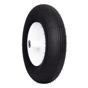 Hi-Run Ribbed 4.80/4.00-8 4PR Wheelbarrow Tire and 5/8" Bore Wheel Assembly