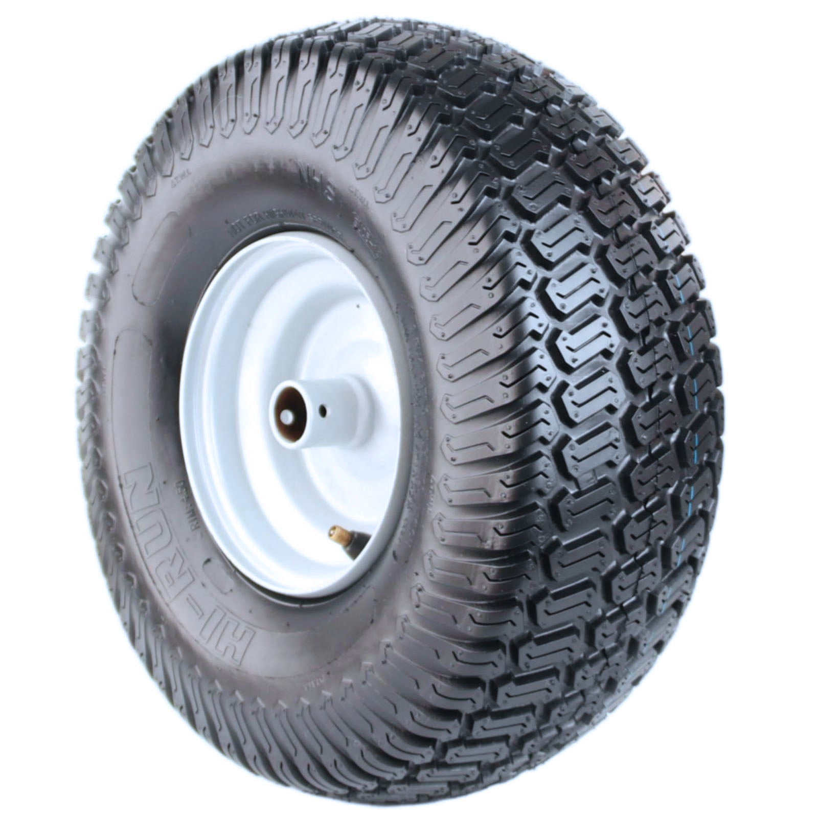 Hi-Run SU05 16X6.50-8 4PR Heavy Duty Tubeless Lawn and Garden Tire Assembly with 3/4" Bushing
